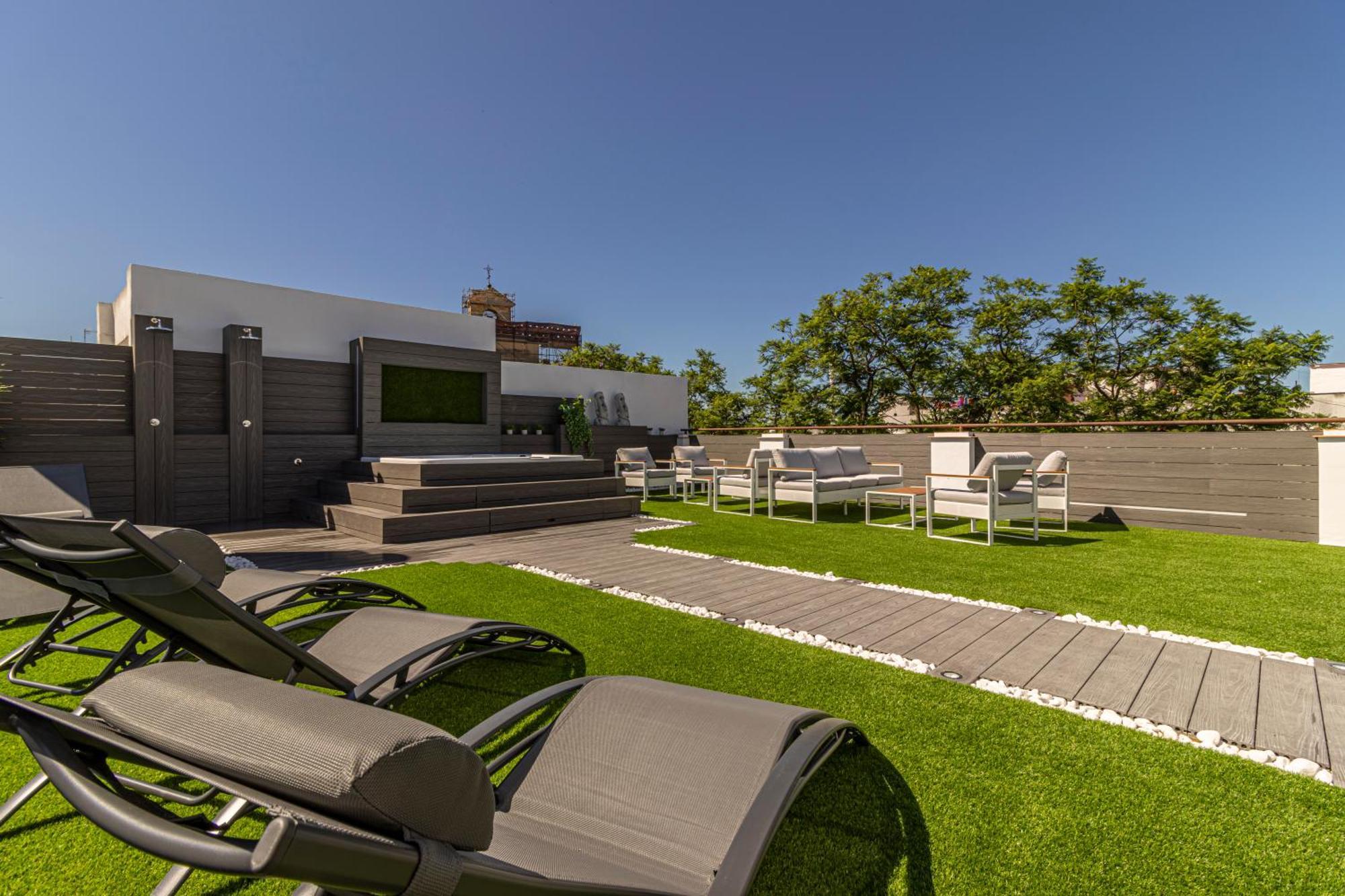 Allo Apartments Plateros Centro Jacuzzi Comunitario Jerez de la Frontera Esterno foto