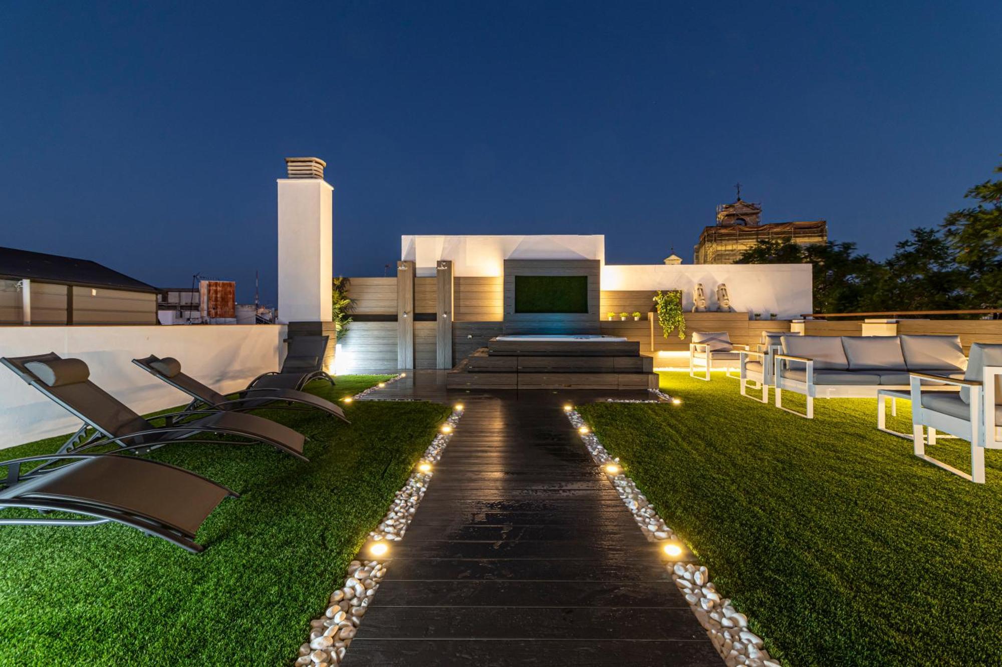 Allo Apartments Plateros Centro Jacuzzi Comunitario Jerez de la Frontera Esterno foto