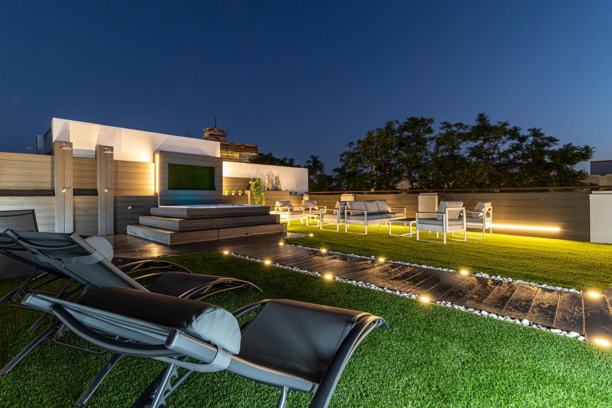 Allo Apartments Plateros Centro Jacuzzi Comunitario Jerez de la Frontera Esterno foto